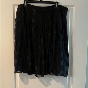 DKNYC Black Circle Skater Skirt